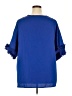 Shein Curve 100% Polyester Blue 3/4 Sleeve Blouse Size 20 Plus (4) - photo 2