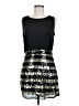 Paraella 100% Polyester Graphic Black Cocktail Dress Size M - photo 1