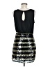 Paraella 100% Polyester Graphic Black Cocktail Dress Size M - photo 2