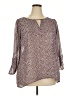 DressBarn 100% Polyester Purple 3/4 Sleeve Blouse Size 2XW - photo 1