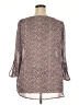 DressBarn 100% Polyester Purple 3/4 Sleeve Blouse Size 2XW - photo 2