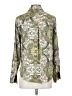 Maison d' Amelie Paisley Green Long Sleeve Blouse Size XS - photo 2
