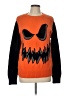 Unbranded Graphic Orange Pullover Sweater Size L (estimated) - photo 1