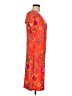 Kasper Paisley Orange Casual Dress Size M - photo 4
