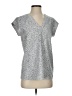 Hilary Radley Silver Short Sleeve Top Size S - photo 1