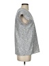 Hilary Radley Silver Short Sleeve Top Size S - photo 4