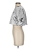 Shein Silver Short Sleeve T-Shirt Size 4 - photo 5