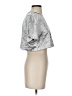Shein Silver Short Sleeve T-Shirt Size 4 - photo 4