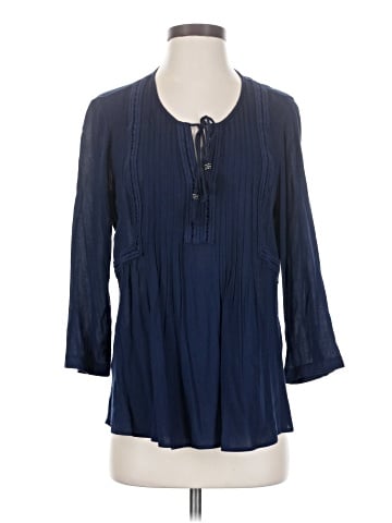 Pale Sky 3/4 Sleeve Blouse (view 1)