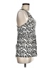 Silence and Noise 100% Rayon Silver Ivory Sleeveless Top Size M - photo 4