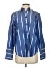 J.Crew 100% Cotton Stripes Blue Long Sleeve Button-Down Shirt Size 2 - photo 1