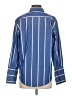 J.Crew 100% Cotton Stripes Blue Long Sleeve Button-Down Shirt Size 2 - photo 2