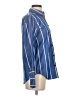 J.Crew 100% Cotton Stripes Blue Long Sleeve Button-Down Shirt Size 2 - photo 4