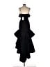 Alexis Solid Black Cocktail Dress Size L - photo 2