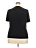 Kenar Solid Black Short Sleeve Top Size 2X - photo 2