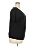 Kenar Solid Black Short Sleeve Top Size 2X - photo 4