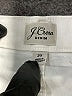 J.Crew Color Block White Jeans Size 35 waist - photo 4