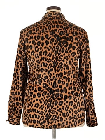 Crazy Train Long Sleeve Button-Down Shirt (view 2)