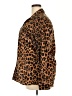Crazy Train Animal Print Brown Long Sleeve Button-Down Shirt Size 2X - photo 5