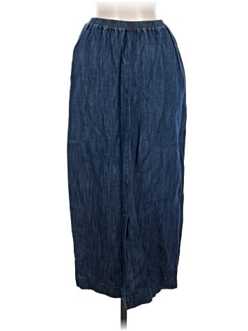 Eskandar Denim Skirt (view 2)