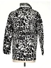 Sandro 100% Cotton Animal Print Black Raincoat Size Sm (1) - photo 2
