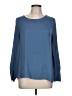 Fab'rik 100% Polyester Blue Long Sleeve Blouse Size L - photo 1