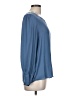 Fab'rik 100% Polyester Blue Long Sleeve Blouse Size L - photo 4