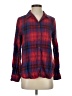 Gap Outlet Plaid Red Long Sleeve Button-Down Shirt Size S - photo 1