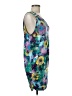 BCBGMAXAZRIA Print Blue Sleeveless Blouse Size M - photo 4
