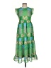 Roolee 100% Polyester Print Green Cocktail Dress Size XXS - photo 1