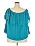 Colleen Lopez 100% Polyester Teal Sleeveless Blouse Size 3X - photo 2