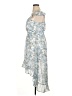 No Boundaries Paisley Blue Cocktail Dress Size XL - photo 5