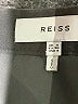 Reiss 100% Polyester Solid Black Gray Casual Skirt Size 4 - photo 3