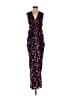 Thakoon 100% Polyester Print Purple Cocktail Dress Size 6 - photo 1