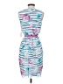 Alberta Ferretti for Impulse 100% Polyester Print Blue Cocktail Dress Size 2 - photo 2