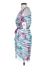 Alberta Ferretti for Impulse 100% Polyester Print Blue Cocktail Dress Size 2 - photo 5