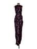 Thakoon 100% Polyester Print Purple Cocktail Dress Size 6 - photo 2