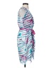 Alberta Ferretti for Impulse 100% Polyester Print Blue Cocktail Dress Size 2 - photo 4