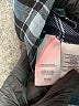 QMack 100% Polyester Plaid Gray Long Sleeve Blouse Size M - photo 8