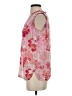 Blue Sol Pink Sleeveless Blouse Size S - photo 5