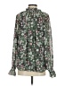 Entro 100% Polyester Floral Green Long Sleeve Blouse Size S - photo 2