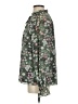 Entro 100% Polyester Floral Green Long Sleeve Blouse Size S - photo 5