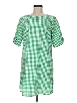 crown and ivy green and white dress Paisley Cotton Sleeveless High Neck Maxi Dress main image 1
