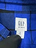 Gap 100% Cotton Plaid Blue Long Sleeve Button-Down Shirt Size 8 - photo 3