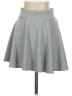 Urban Coco Solid Gray Casual Skirt Size S - photo 2