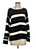 Coco + Carmen 100% Polyester Stripes Black Pullover Sweater Size S - photo 1