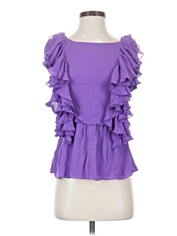 Alice + Olivia Sleeveless Silk Top (view 1)
