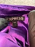 Express Purple Cocktail Dress Size 4 - photo 7
