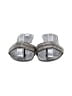 Aldo Silver Black Sandals Size 6 - photo 2