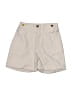 Unbranded Solid Tan Khaki Shorts Size 130 cm / US 8 - photo 2